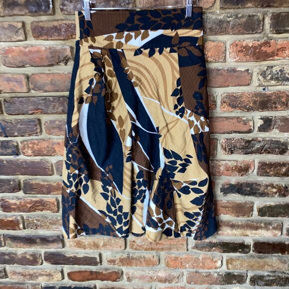 Victoria's Secret Body Abstract Print A-Line Midi Skirt Women's Size 4 - Picture 1 of 6